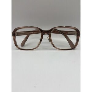 Vintage 70's Rodenstock Benno C 145 Eyeglass Fames Honey‎ Calico Square